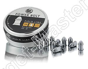 RWS Power Bolt 5.50mm Airgun Pellets tin of 100